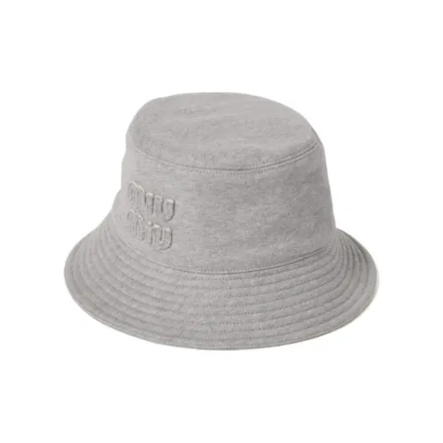 MIU MIU Шляпы ведра Женские Серый
