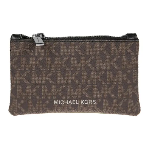 MICHAEL KORS PVC с полиэстером клатч мужской коричневый
