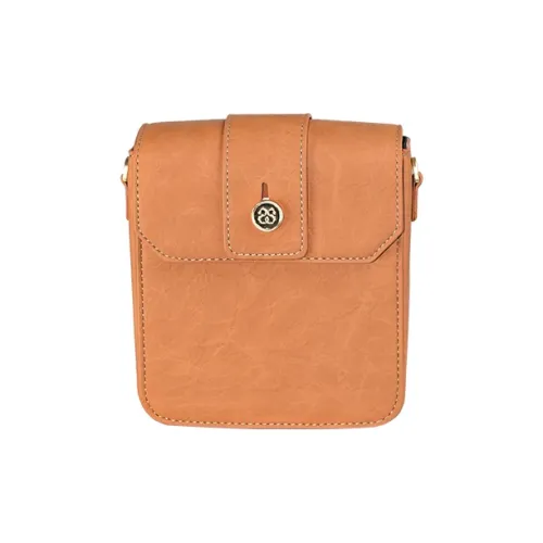 SISISM ПУ (полиуретан) Сумка через плечо Унисекс Пшеница Имбирно-желтый