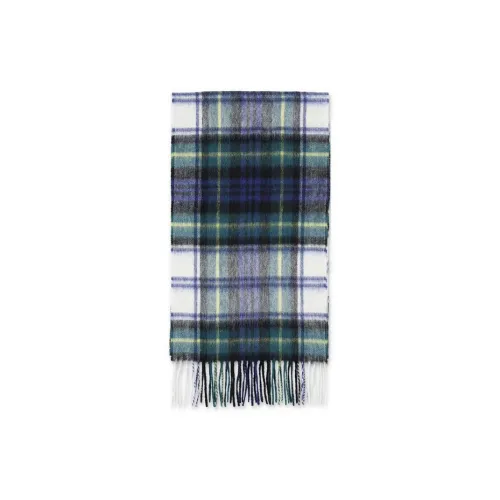 BARBOUR Кашемир Вязаные Шарфы Мужской Зеленый