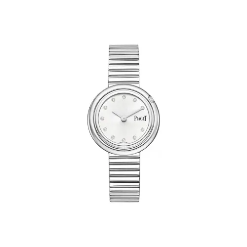PIAGET Possession Кварцевый механизм Женские часы 29 мм Серый циферблат Корпус из нержавеющей стали Ремешок из нержавеющей стали
