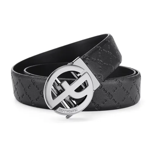 SEPTWOLVES Ремни из настоящей коровы кожа мужской ширина 3,5 см