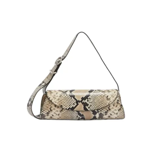 JIL SANDER Cannolo Sheepskin One Shoulder Bag Small Women's Chestnut