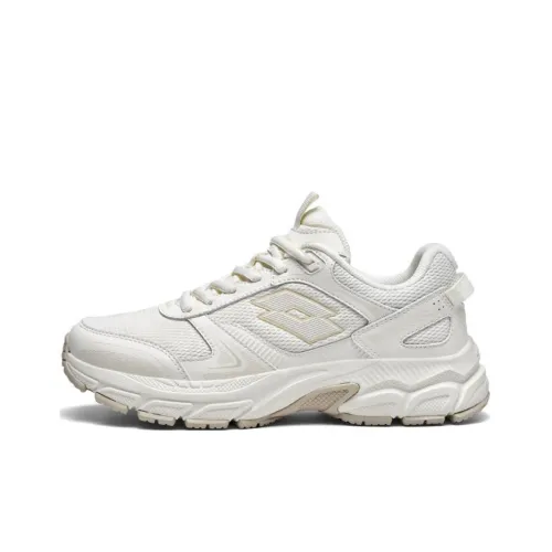 LOTTO Slip-resistant Low Top Casual Running Shoes Women's White LOTTO Противоскользящие Низкие Кеды Повседневные Беговые Кроссовки Женские Белые
