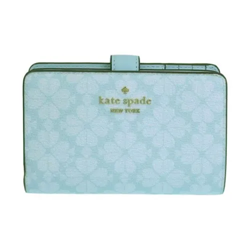 Kate Spade PVC кошелек средний женский синий