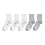 Белый 3 - Светло-серый 2 [5 пар]