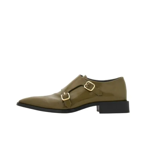 Ferragamo Туфли Низкие Оливково-Зеленые Мужские