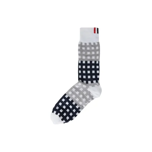 THOM BROWNE Серые Мужские Носки до икры MID