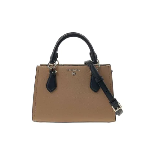 MICHAEL KORS Marilyn Кожа Тоут Сумка Сумка для покупок Сумка через плечо Сумка Обычный Женская Коричневый и Черный