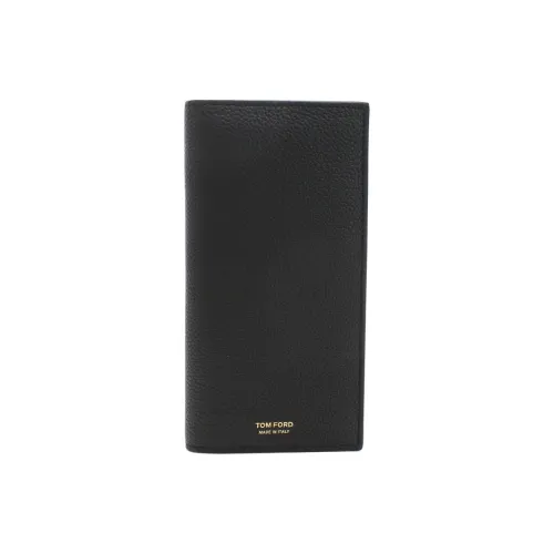 TOM FORD Кошелек из телячьей кожи мужской черный