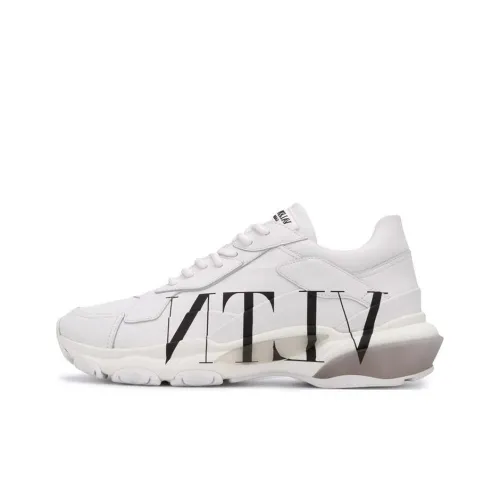 Valentino Rockstud VLTN Low Топ Повседневная обувь Мужская Белая