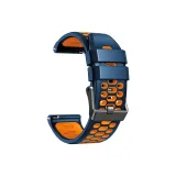 Официальный - Полночный синий Апельсин [Двухцветный силиконовый ремешок]