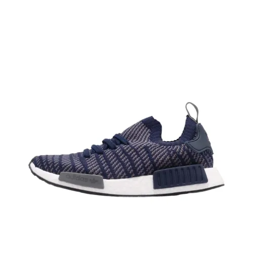Adidas NMD_R1 STLT Устойчивый к истиранию Дышащий MID Топ Повседневная обувь Мужская Синяя