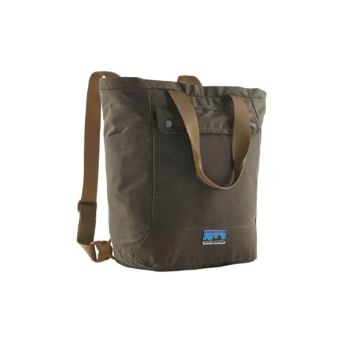 Patagonia Тоут Сумка Сумка для покупок Сумка на плечо Сумка из холста с хлопком Бассейново-зеленый Унисекс