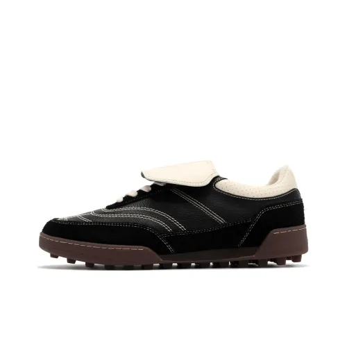 FOOT INDUSTRY Vintage Sports Series Повседневный Низкий Топ Черный/Винтажный Белый Унисекс