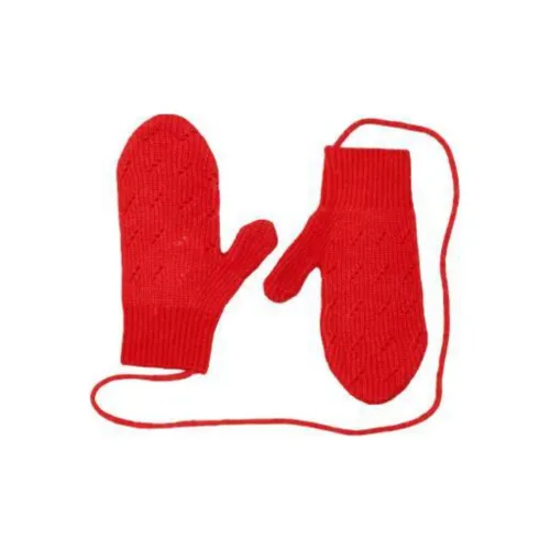 Bonpoint Wool Knit Перчатки Мужские Красные