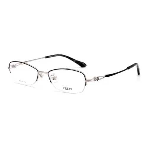 PORTS Сплав Нерегулярная форма Оправы для очков Женские Черный
