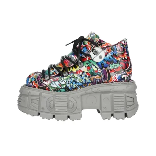 NEW ROCK Низкий топ Повседневная обувь Унисекс Многоцветный
