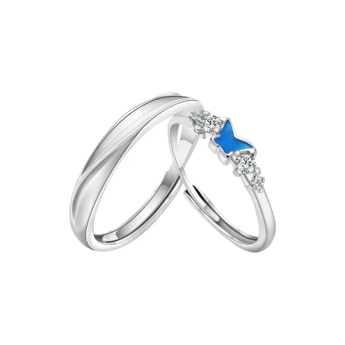 LIANDUO Сплав Кольца Унисекс Серебряный Удачи