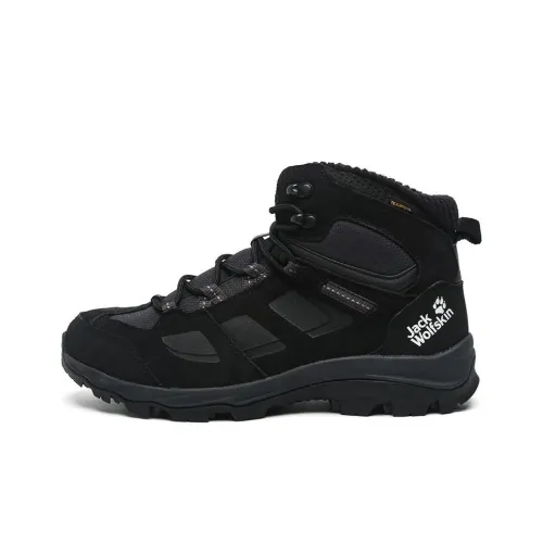JACK WOLFSKIN Альпинистские и туристические ботинки MID Топ Черный мужской