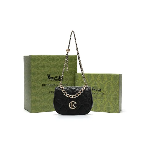 BETTINA VIVIAN ПУ (полиуретан) Сумка через плечо Женская Черная