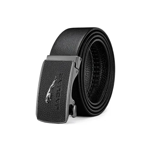 JAGUAR Classic Автоматическая застежка Повседневный Повседневный Офисный Ремешок Телесная корова Кожа Ремешки Мужской Черный Ширина 3,5 см