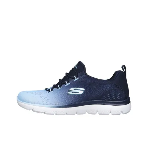 Skechers Summits Collection Низкий Топ Повседневная Обувь Женская Синяя