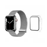 Анти-потеря Двойная Магнитная Пряжка [Серебряный] + Защитный Чехол для Циферблата