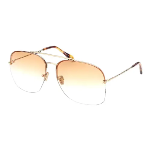 TOM FORD Металл Aviator Солнцезащитные очки Мужские Золотые