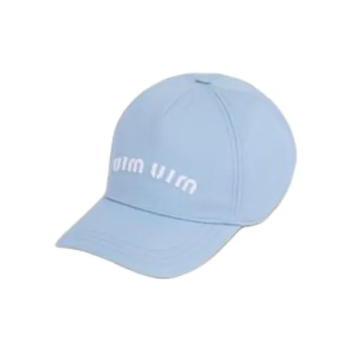MIU MIU Саржа Кепки Мужской Синий