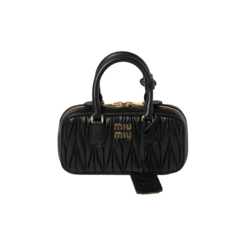 MIU MIU Arcadie series Кожа Сумка Мини Женские Черный