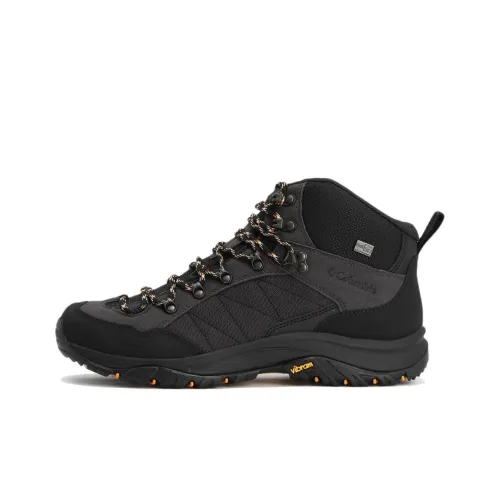 Columbia STEENS противоскользящий устойчивый к истиранию MID топ альпинистская обувь мужская черная
