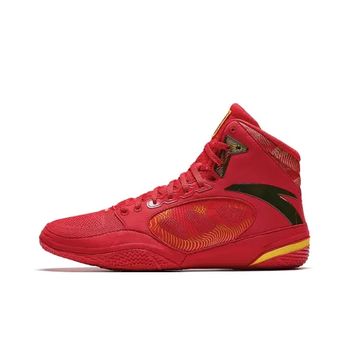 ANTA Тренировочные кроссовки High Top National Flag Красный/PURE Желтый/Золотой Мужской
