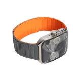 Серо-оранжевый [Только ремешок, без механизма]