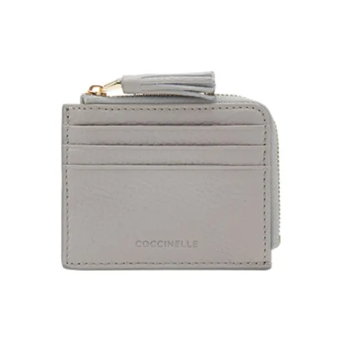 COCCINELLE Коровья кожа Держатель для карт Женский Холодный серый