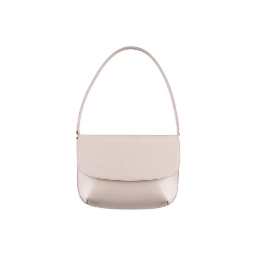 A.P.C Гладкая кожа растительного дубления сумка на плечо женская лунно-серый