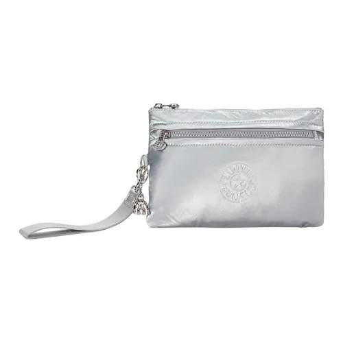 Kipling Клатчи Гламурный стиль Искрящийся Серебряный Женские