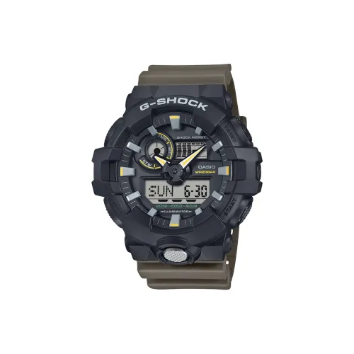 CASIO Кварцевый механизм Часы Мужские Черный циферблат