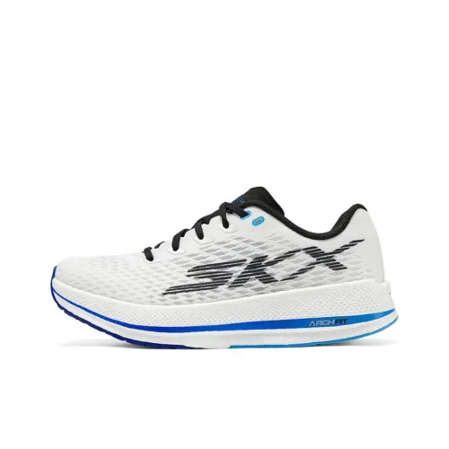 Skechers Arch Fit Низкий Топ Casual Женский Белый Синий
