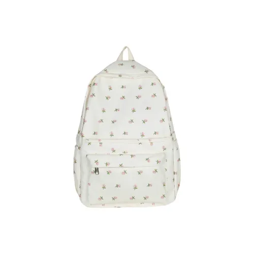 Parker Bear Twill Холст Рюкзак Женские Ecru Pink Blue
