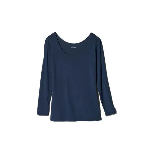 UNIQLO Термический топ женский цвет индиго