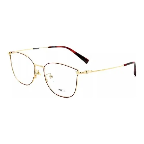 PORTS Сплав Нерегулярная форма Оправы для очков Женские Золото