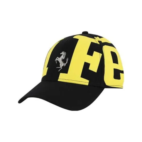 Ferrari Хлопковые кепки Мужской Черный