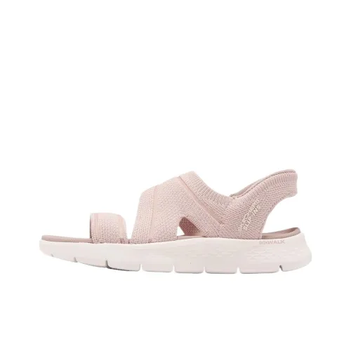 Skechers GO WALK Fle Сандалии Низкий каблук < 3 см Женские Розовый