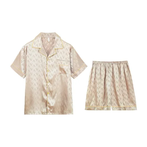 Qiao Ni Tong Пижамный комплект Мужской Шампань