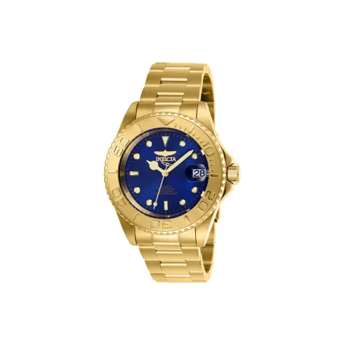 INVICTA Мужские часы Автоматический механический механизм ремешок из нержавеющей стали 40 мм синий циферблат