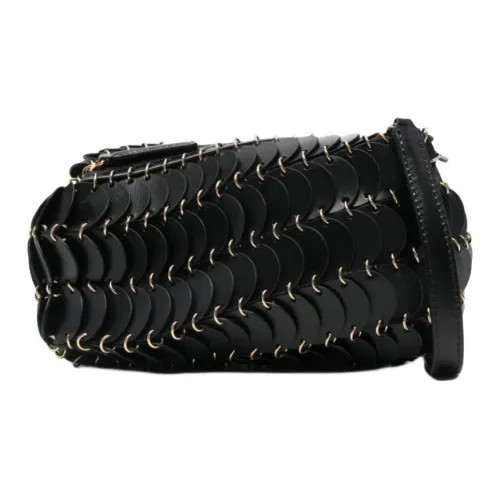 Paco Rabanne Телячья кожа Сумка через плечо Женская Черная