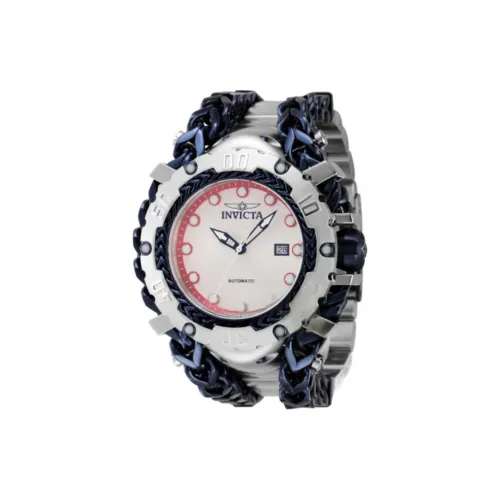 INVICTA Автоматические механические мужские часы, 58 мм, серебряный