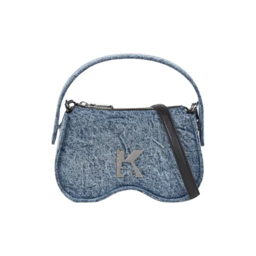 Karl Lagerfeld Хлопок с полиуретаном сумка через плечо сумка женская светло-синий
