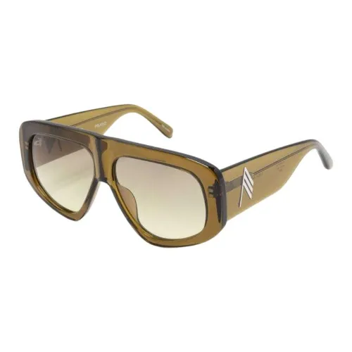 Linda Farrow Ацетат Aviator Солнцезащитные очки Женские Желтые